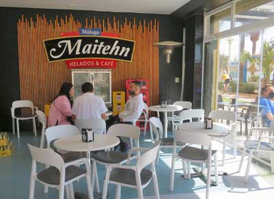 Restaurantes Hoy para comer bien Málaga Heladería Cafetería Maitehn